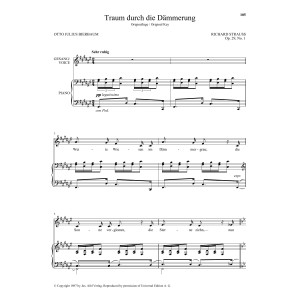 Traum Durch Die Dammerung (High Voice)