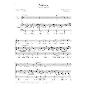Zueignung (Op. 10, No. 1) (High Voice)