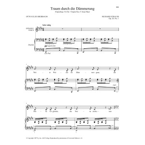 Traum Durch Die Dammerung (Low Voice)