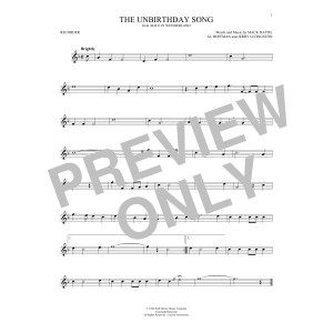 The Unbirthday Song (from Alice In Wonderland)