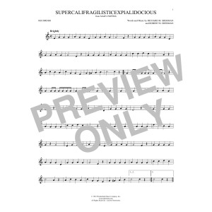 Supercalifragilisticexpialidocious (from Mary Poppins)