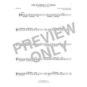 The Siamese Cat Song (from Lady And The Tramp)