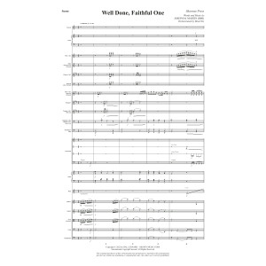 Well Done, Faithful One - Full Score