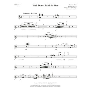 Well Done, Faithful One - Flute 1 & 2