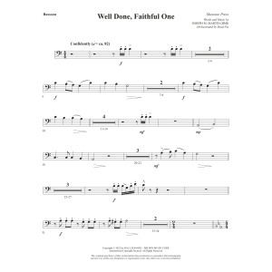 Well Done, Faithful One - Bassoon