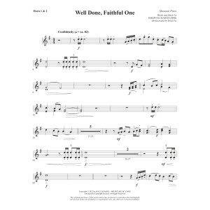 Well Done, Faithful One - F Horn 1 & 2