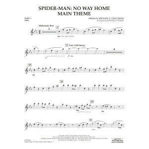 Spider-Man: No Way Home Main Theme (arr. Vinson) - Pt.1 - Flute