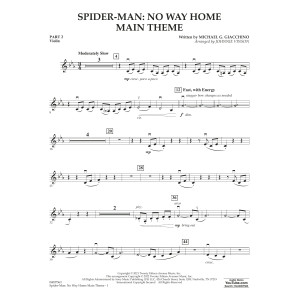 Spider-Man: No Way Home Main Theme (arr. Vinson) - Pt.2 - Violin
