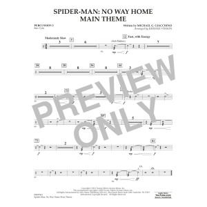 Spider-Man: No Way Home Main Theme (arr. Vinson) - Percussion 2