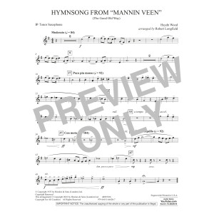Hymnsong from "Mannin Veen" (arr. Robert Longfield) - Bb Tenor Saxophone
