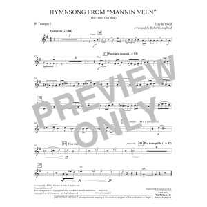 Hymnsong from "Mannin Veen" (arr. Robert Longfield) - Bb Trumpet 1
