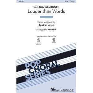 Louder Than Words (from tick, tick... BOOM!) (arr. Mac Huff)