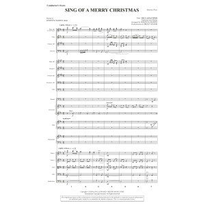 Sing of a Merry Christmas (Full Orchestra) - Score