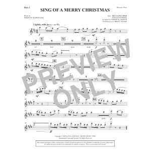 Sing of a Merry Christmas (Full Orchestra) - Flute 1