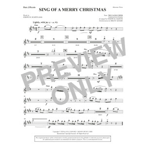 Sing of a Merry Christmas (Full Orchestra) - Flute 2 (Piccolo)