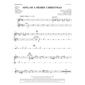 Sing of a Merry Christmas (Full Orchestra) - Percussion 1 & 2