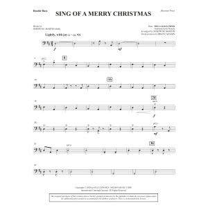 Sing of a Merry Christmas (Full Orchestra) - Double Bass