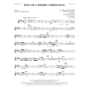 Sing of a Merry Christmas (Chamber Orchestra) - Bb Clarinet
