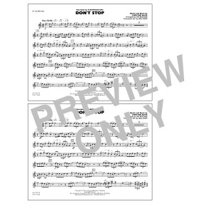 Don't Stop (arr. Jay Bocook) - Eb Alto Sax