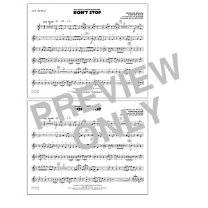Don't Stop (arr. Jay Bocook) - 3rd Bb Trumpet