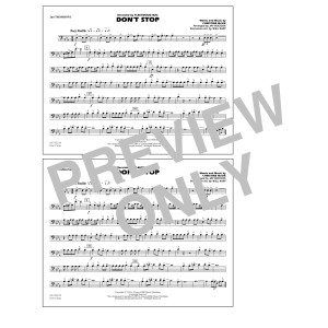 Don't Stop (arr. Jay Bocook) - 2nd Trombone