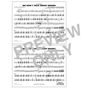 We Don't Talk About Bruno (from Encanto) (arr. Conaway) - Multiple Bass Drums
