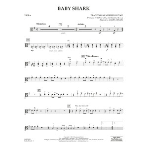 Baby Shark (arr. Larry Moore) - Viola