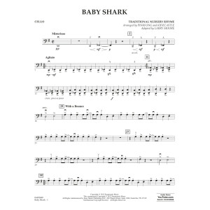 Baby Shark (arr. Larry Moore) - Cello