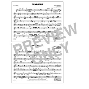 Renegade (arr. Ishbah Cox) - Eb Alto Sax