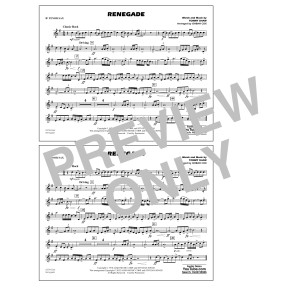 Renegade (arr. Ishbah Cox) - Bb Tenor Sax