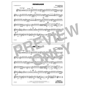 Renegade (arr. Ishbah Cox) - Eb Baritone Sax