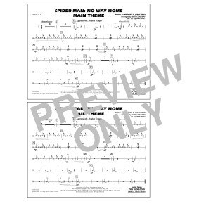 Spider-Man: No Way Home Main Theme (arr. Conaway) - Cymbals