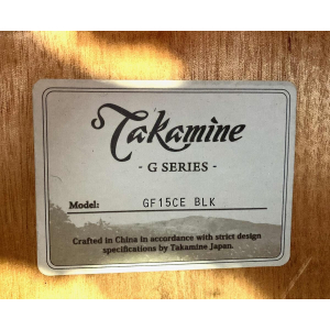 Takamine GD15CE Negro 2019