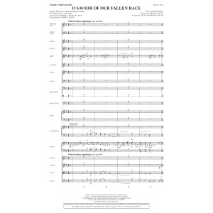O Savior Of Our Fallen Race (arr. David Angerman) - Full Score