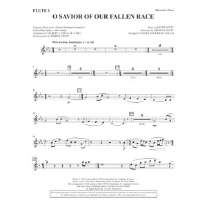 O Savior Of Our Fallen Race (arr. David Angerman) - Flute 1
