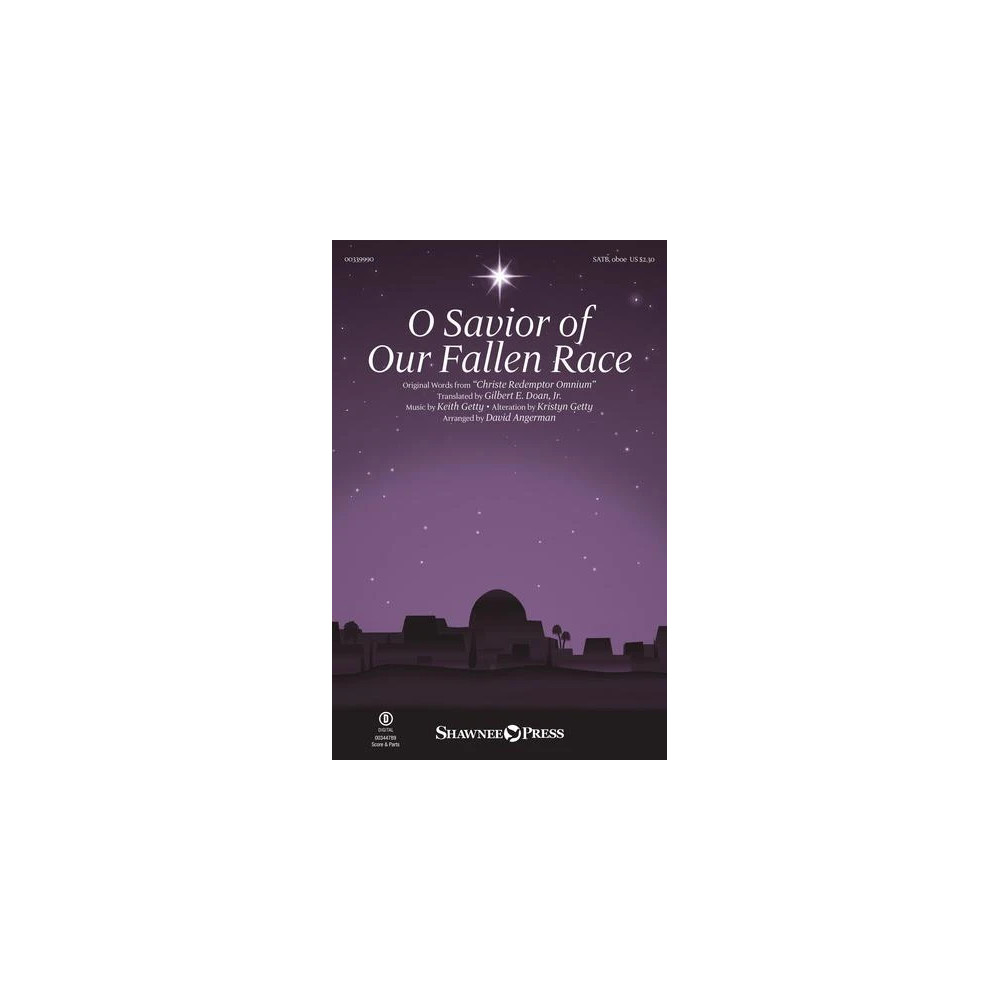 O Savior Of Our Fallen Race (arr. David Angerman) - Oboe