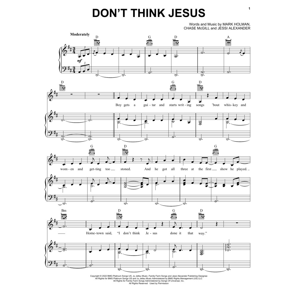 Don't Think Jesus
