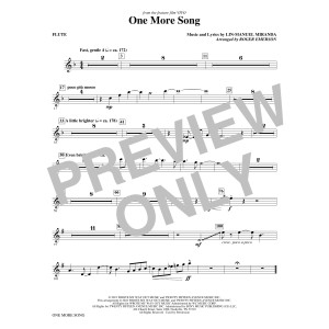 One More Song (from Vivo) (arr. Roger Emerson) - Flute
