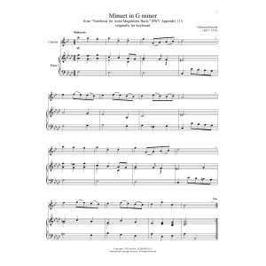Minuet In G Minor, BWV Anh. 115