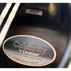 Ovation CC165 Celebrity 12 cordes Sunburst