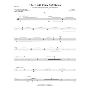 There Will Come Soft Rains - Percussion 2
