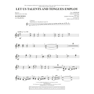 Let Us Talents And Tongues Employ (arr. John Leavitt) - Handchimes (or Handbells)