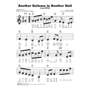 Another Suitcase In Another Hall (from Evita)