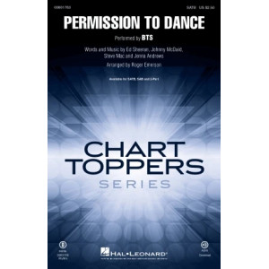Permission To Dance (arr. Roger Emerson) - Drums