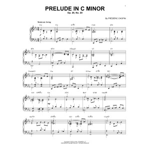 Prelude In C Minor, Op. 28, No. 20 [Jazz version] (arr. Brent Edstrom)