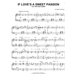 If Love's A Sweet Passion [Jazz version] (arr. Brent Edstrom)