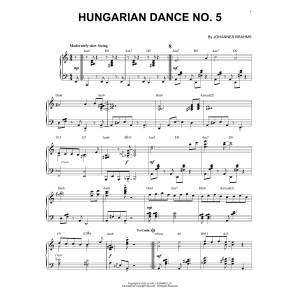 Hungarian Dance No. 5 [Jazz version] (arr. Brent Edstrom)