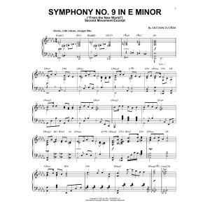 Symphony No. 9 In E Minor ("From The New World"), Second Movement Excerpt [Jazz version] (arr. Brent