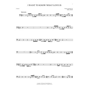 I Want To Know What Love Is