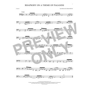 Rhapsody On A Theme Of Paganini